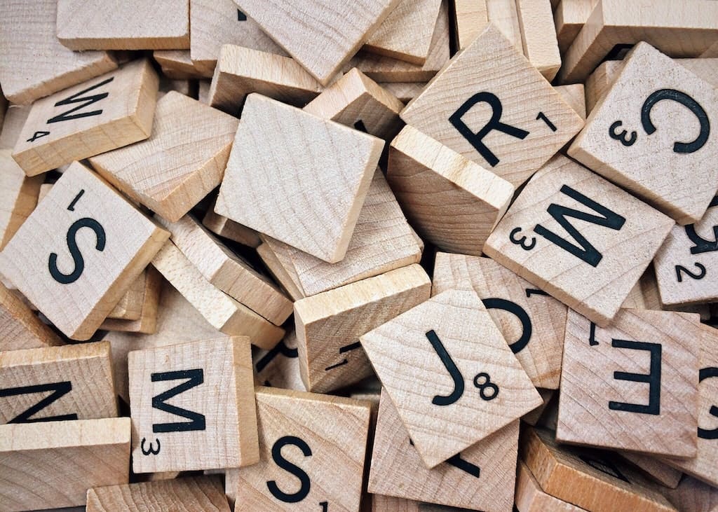 Scrabble-Buchstaben